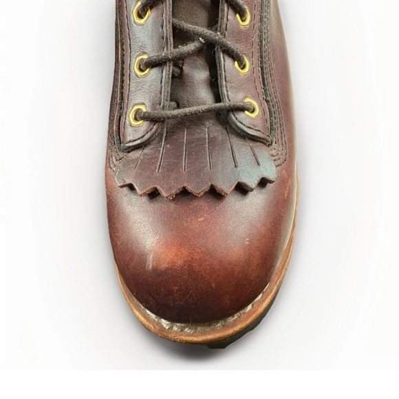 Chippewa Men's Dark Brown Leather Boots Size 12 - Picture 6 of 14